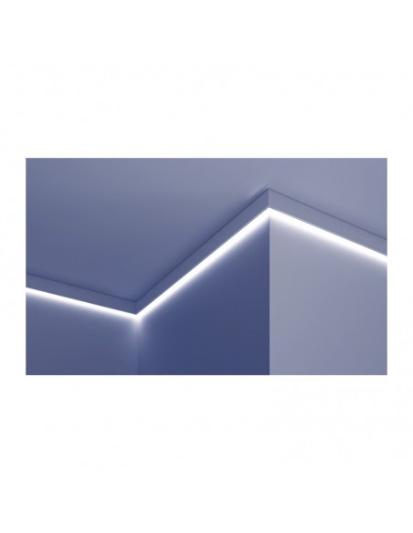 Cornice per Strip Led in poliuretano rivestito Asta mt.2 KF501 Cornice per Strip Led in poliuretano rivestito Asta mt.2 KF501