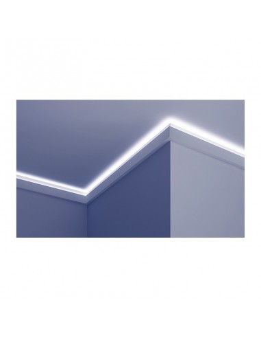 Cornice per Strip Led in poliuretano rivestito Asta mt.2 KF501
