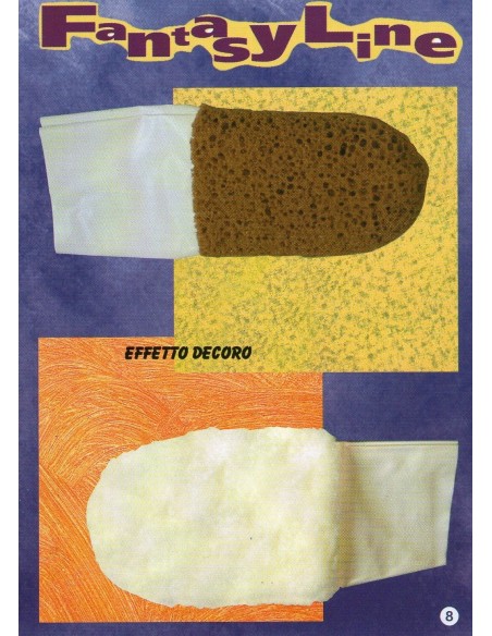 Guante bolsa de dormir,una esponja para la decoración