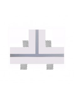 MARCO de YESO de CERÁMICA de la PARED INTERIOR se puede PINTAR 201 Barra de mt.1,5