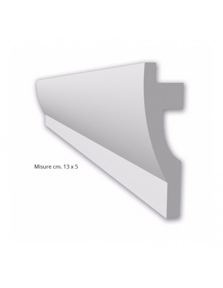 PROFILO CORNICE IN GESSO VERNICIABILE PER STRIP LED CF.3 METRI N.B. LE CORNICI SONO SPEDITE DA CM.75