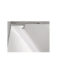 PROFILO CORNICE IN GESSO VERNICIABILE PER STRIP LED CF.1.5 METRI N.B. LE CORNICI SONO SPEDITE DA CM.75 2