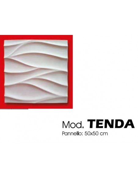 PANNELLO IN GESSO PER RIVESTIMENTO PARETI VERNICIABILE TENDA vendita al mq