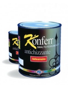 Enamel, plastic, synthetic, gloss, high coverage and resistance to the outside.