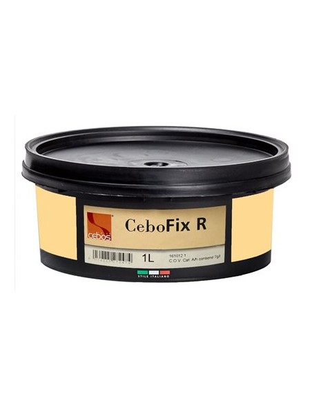 CEBOS Fix R, Fissativo acrilico pigmentato bianco all’acqua per interni ed esterni, contenente farina di quarzo fine. CEBOS Fix R, Fissativo acrilico pigmentato bianco all’acqua per interni ed esterni, contenente farina di quarzo fine.