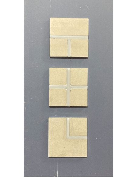 CORNICE DA PARETE PER INTERNI  IN GESSO CERAMICO VERNICIABILE  ART. 201