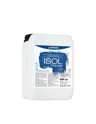 Impregnating a hardener high penetration for treatment of old plaster and flour.