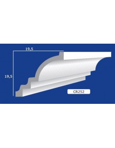 BILDERRAHMEN VON DER WAND FÜR INNEN GIPS-KERAMIK LACKIERBAR ART. 252
