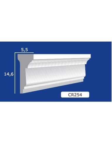 FRAME PLASTER CERAMIC WALL INTERIOR PAINTABLE 254 Rod from mt.1,5