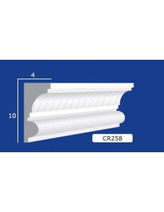 BILDERRAHMEN VON DER WAND FÜR INNEN GIPS-KERAMIK LACKIERBAR ART.258
