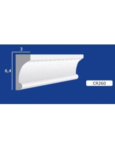 BILDERRAHMEN VON DER WAND FÜR INNEN GIPS-KERAMIK LACKIERBAR ART.260