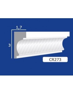 FRAME WALL FOR INTERIOR PLASTER CERAMIC PAINTABLE ART.273 ROD 1.5 MT