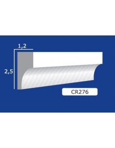 BILDERRAHMEN VON DER WAND FÜR INNEN GIPS-KERAMIK LACKIERBAR ART.276 STANGE VON 1,5 M
