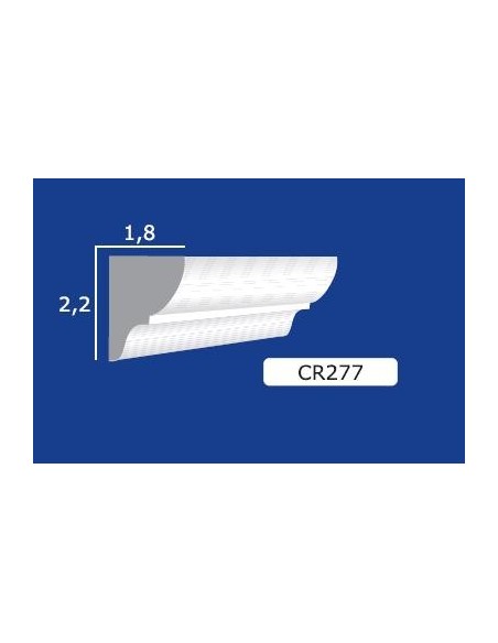 BILDERRAHMEN VON DER WAND FÜR INNEN GIPS-KERAMIK LACKIERBAR ART. 277 AUKTION VON 1,5 MT