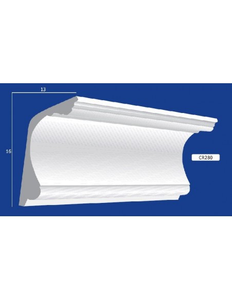 FRAME WALL FOR INTERIOR PLASTER CERAMIC PAINTABLE ART. 280 ROD 1.5 MT