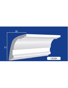 BILDERRAHMEN VON DER WAND FÜR INNEN GIPS-KERAMIK LACKIERBAR ART. 284 STANGE VON 1,5 M