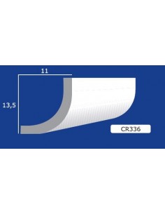 BILDERRAHMEN VON DER WAND FÜR INNEN GIPS-KERAMIK LACKIERBAR ART. 336 AUKTION VON 1,5 MT