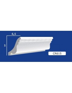 BILDERRAHMEN VON DER WAND FÜR INNEN GIPS-KERAMIK LACKIERBAR ART.615 STANGE VON 1,5 M
