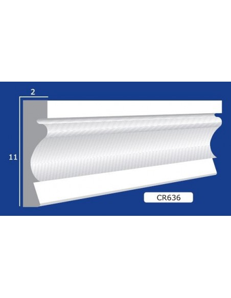 MARCO DE LA PARED DE YESO INTERIORES DE CERÁMICA PARA PINTAR EL ART. 636 VARILLA DE 1,5 MT