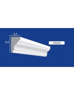 BILDERRAHMEN VON DER WAND FÜR INNEN GIPS-KERAMIK LACKIERBAR ART. 655 STANGE VON 1,5 M