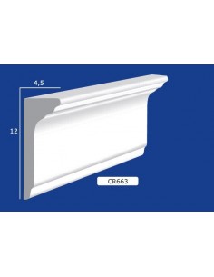 FRAME WALL FOR INTERIOR PLASTER CERAMIC PAINTABLE ART. 663 ROD 1.5 MT