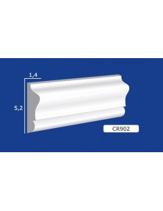 BILDERRAHMEN VON DER WAND FÜR INNEN GIPS-KERAMIK LACKIERBAR ART.902 STANGE VON 1,5 M