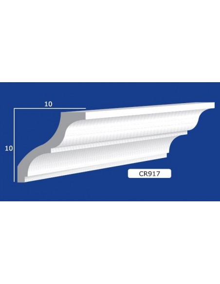 BILDERRAHMEN VON DER WAND FÜR INNEN GIPS-KERAMIK LACKIERBAR ART. 917 STANGE VON 1,5 M