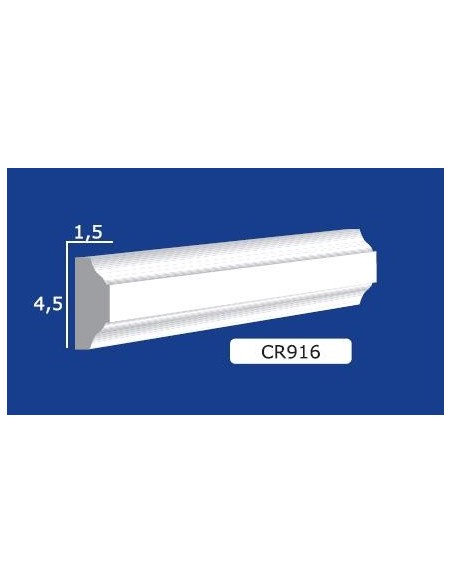 FRAME WALL FOR INTERIOR PLASTER CERAMIC PAINTABLE ART. 916 ROD 1.5 MT