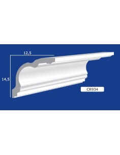 BILDERRAHMEN VON DER WAND FÜR INNEN GIPS-KERAMIK LACKIERBAR ART. 934 STANGE VON 1,5 M