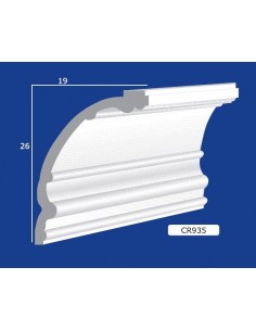 FRAME WALL FOR INTERIOR PLASTER CERAMIC PAINTABLE ART. 935 ROD 1.5 MT