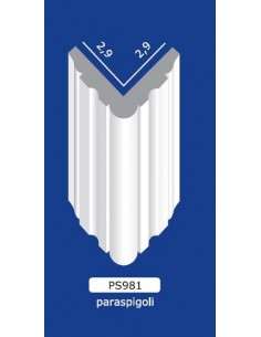 MARCO DE LA PARED DE YESO INTERIORES DE CERÁMICA PARA PINTAR EL ART. 981 DE LA SUBASTA DE 2 MT