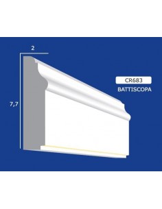 MARCO DE LA PARED DE YESO INTERIORES DE CERÁMICA PARA PINTAR 683 VARILLA DE 1,5 MT