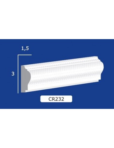 FRAME PLASTER CERAMIC WALL INTERIOR PAINTABLE 232 Rod from mt.1,5 