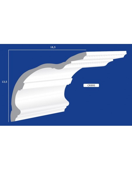 FRAME WALL FOR INTERIOR PLASTER CERAMIC PAINTABLE 995 ROD 1.5 MT