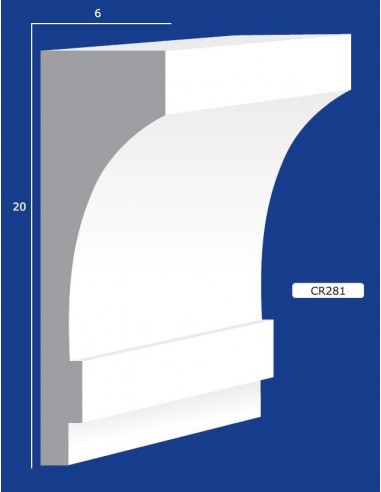 CORNICE IN GESSO CERAMICO DA PARETE Prezzo Riferito A 1,5 MTL N.B. le cornici sono confezionate da cm.75 ART.281