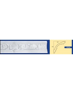 FRAME WALL FOR INTERIOR PLASTER CERAMIC PAINTABLE 204 ROD 1.5 MT 2