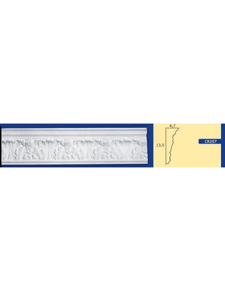 FRAME WALL FOR INTERIOR PLASTER CERAMIC PAINTABLE 207 ROD 1.5 MT