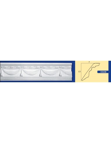 FRAME WALL FOR INTERIOR PLASTER CERAMIC PAINTABLE 208 ROD 1.5 MT
