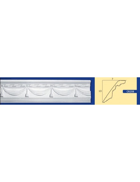 FRAME WALL FOR INTERIOR PLASTER CERAMIC PAINTABLE 208 ROD 1.5 MT