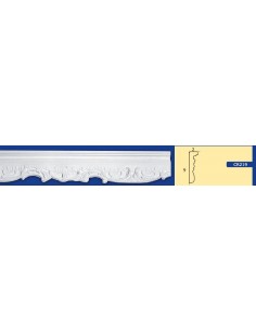 BILDERRAHMEN VON DER WAND FÜR INNEN GIPS-KERAMIK LACKIERBAR ART.219 STANGE VON 1,5 M 2