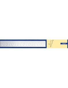 CORNICE DA PARETE PER INTERNI  IN GESSO CERAMICO VERNICIABILE  ART. 227 ASTA DA 1,5 MT 2
