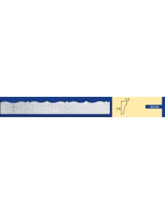 BILDERRAHMEN VON DER WAND FÜR INNEN GIPS-KERAMIK LACKIERBAR ART. 228 STANGE VON 1,5 M 2