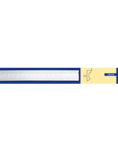 BILDERRAHMEN VON DER WAND FÜR INNEN GIPS-KERAMIK LACKIERBAR ART.230 STANGE VON 1,5 M 2