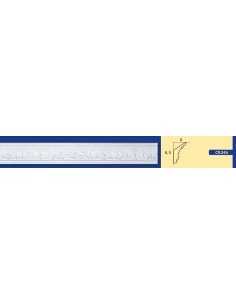 BILDERRAHMEN VON DER WAND FÜR INNEN GIPS-KERAMIK LACKIERBAR ART.246 STANGE VON 1,5 M 2