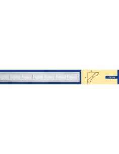 BILDERRAHMEN VON DER WAND FÜR INNEN GIPS-KERAMIK LACKIERBAR ART.248 AUKTION VON 1,5 MT 2