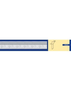 BILDERRAHMEN VON DER WAND FÜR INNEN GIPS-KERAMIK LACKIERBAR ART. 633 STANGE VON 1,5 M 2