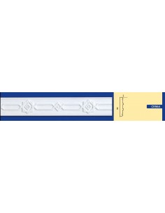 BILDERRAHMEN VON DER WAND FÜR INNEN GIPS-KERAMIK LACKIERBAR ART.964 STANGE VON 1,5 M 2