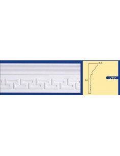 BILDERRAHMEN VON DER WAND FÜR INNEN GIPS-KERAMIK LACKIERBAR ART. 967 STANGE VON 1,5 M 2