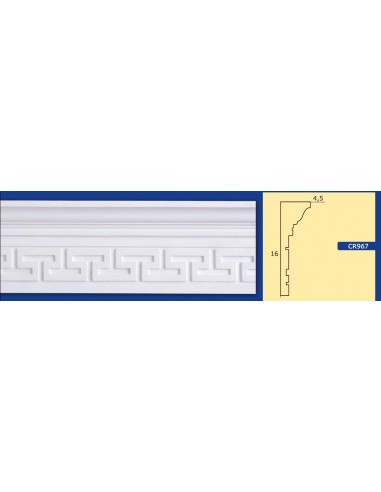 FRAME WALL FOR INTERIOR PLASTER CERAMIC PAINTABLE ART. 967 BOOM BY 1.5 M