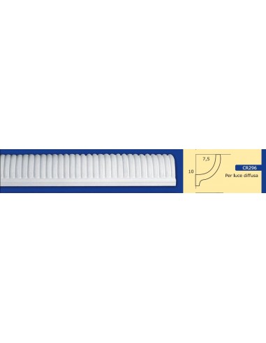 BILDERRAHMEN VON DER WAND FÜR INNEN GIPS-KERAMIK LACKIERBAR ART.296 AUKTION VON 1,5 MT